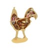 Ruby, Sapphire, Emerald and Diamond Rooster Brooch